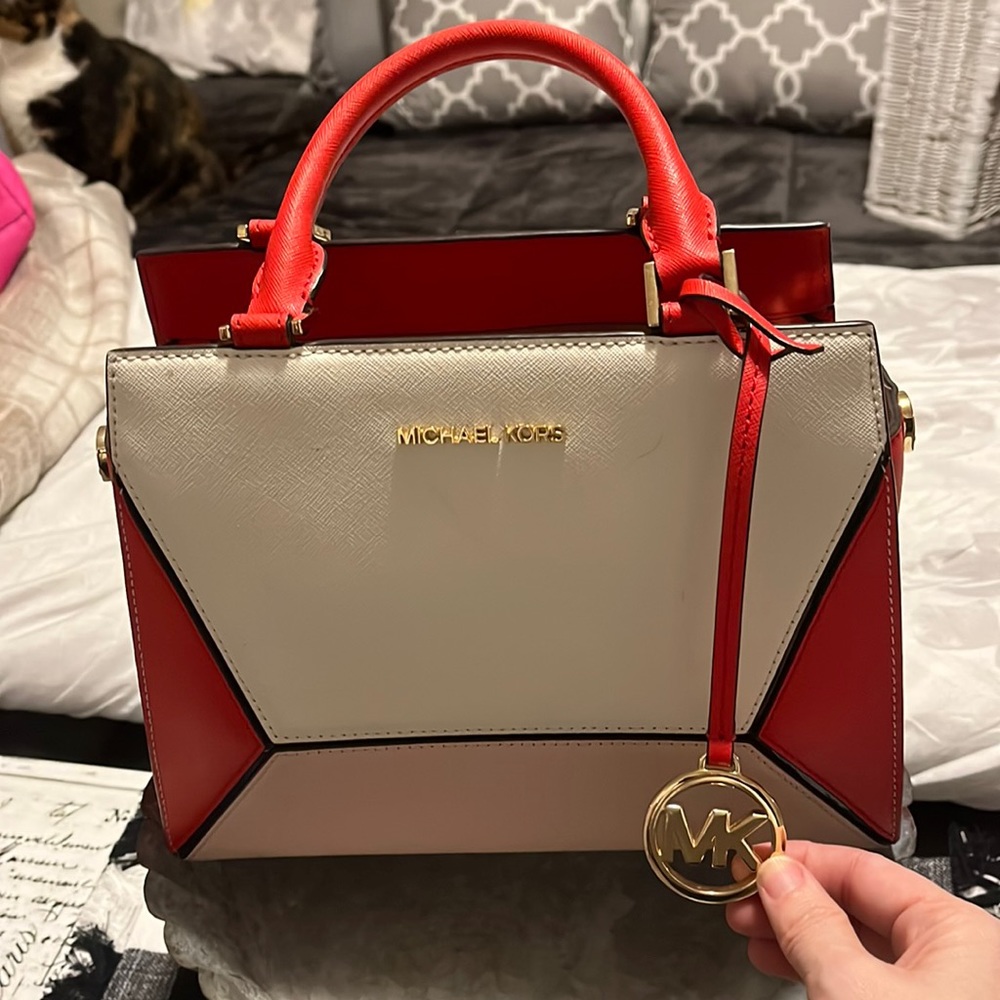 Michael Kors color block purse.